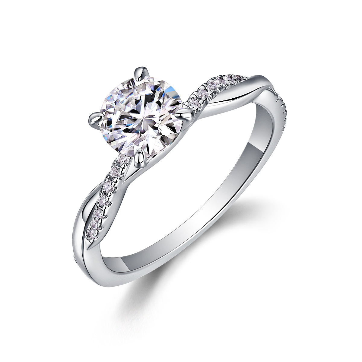 Infinity Shank Engagement Ring - Kansas