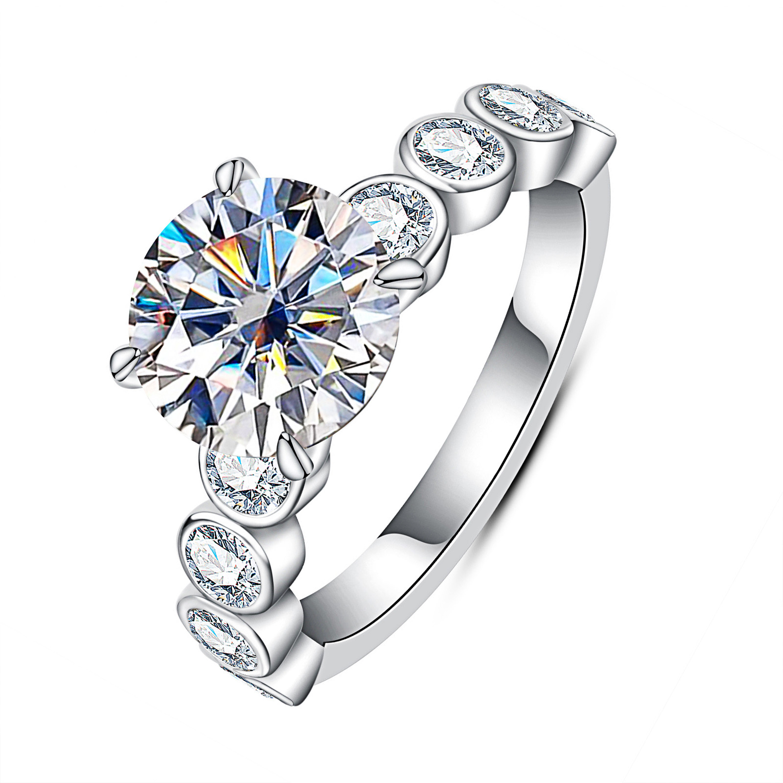 DAINTY DIAMOND ENGAGEMENT RING - CARA
