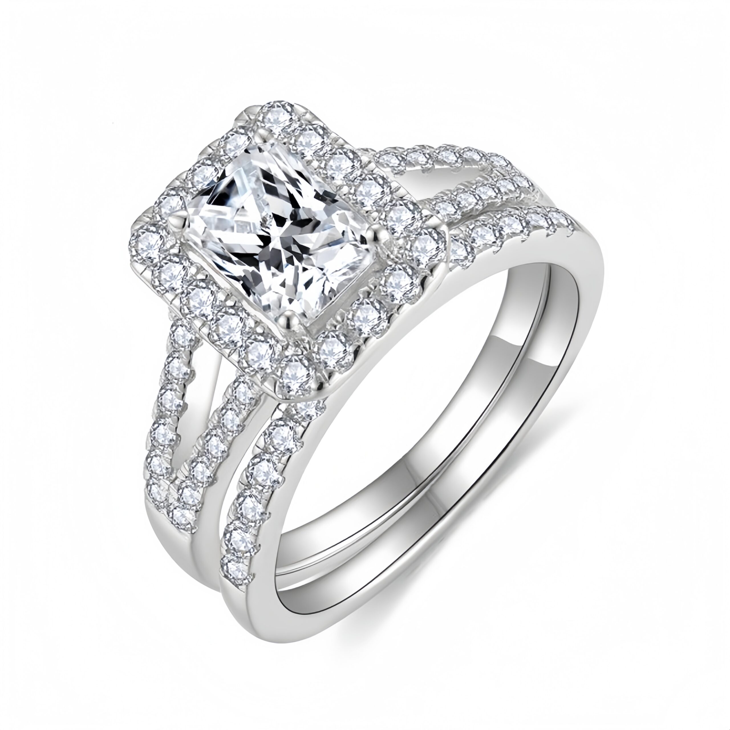 Luxury diamond ring set