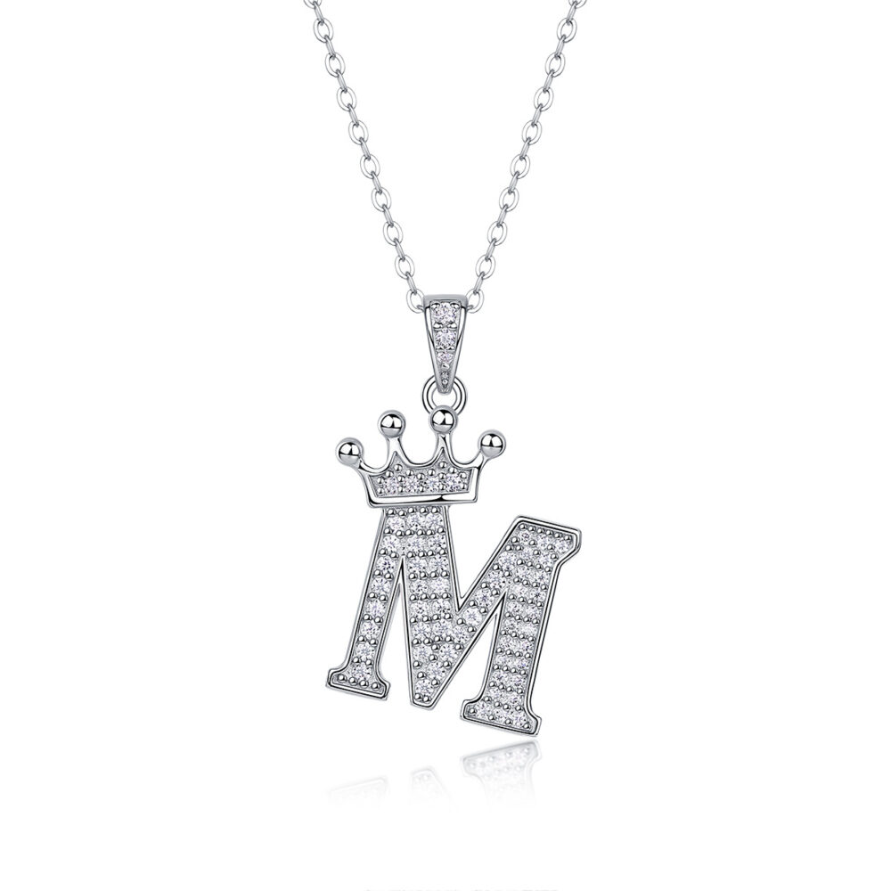 Diamond First Letter Pendant