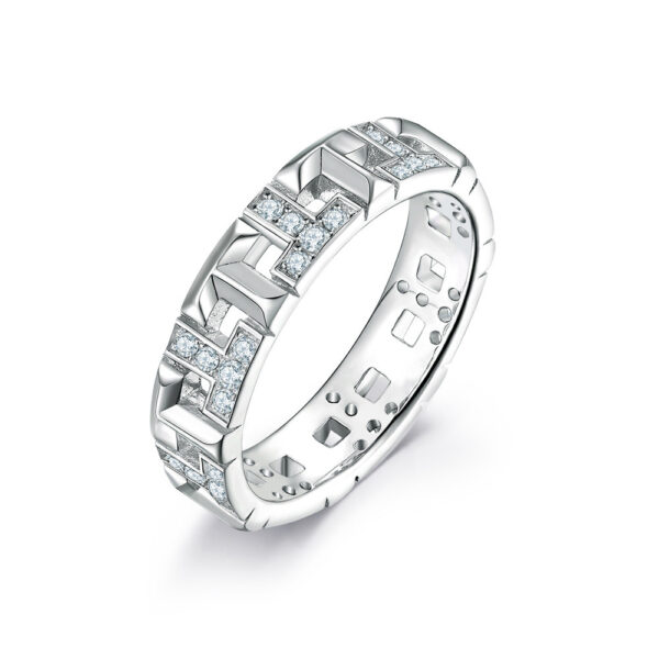Personalized letter ring